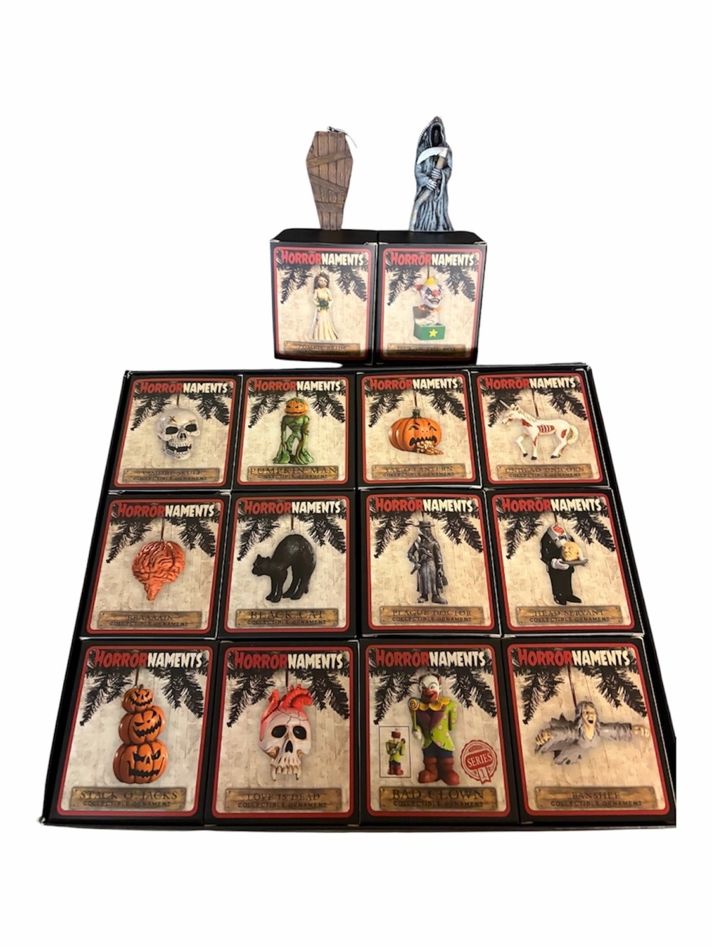 Bundle of 16 Horrornaments Collectible Ornaments
